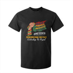 Juneteenth T Shirt For Kid Believe Achieve Succeed Remembering The Past Celebrationg The Present Black Pride