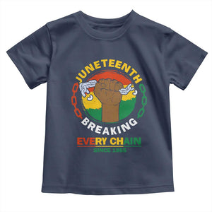 Juneteenth Baby Shirt Breaking Every Chain Since 1865 Black Freedom