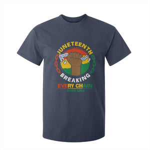 Juneteenth T Shirt For Kid Breaking Every Chain Since 1865 Black Freedom