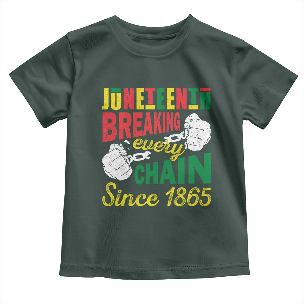 Juneteenth Baby Shirt Breaking Every Chain Since 1865 Black Pride