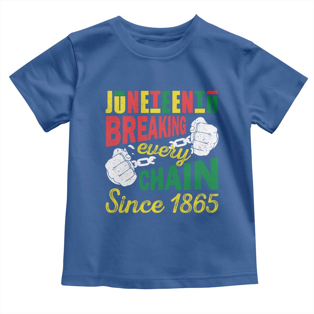 Juneteenth Baby Shirt Breaking Every Chain Since 1865 Black Pride