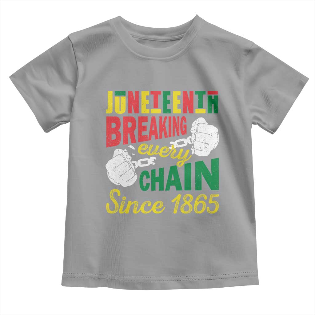 Juneteenth Baby Shirt Breaking Every Chain Since 1865 Black Pride