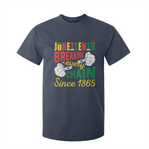Juneteenth T Shirt For Kid Breaking Every Chain Since 1865 Black Pride