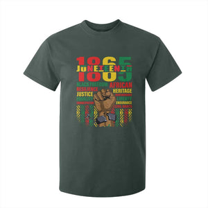 1865 Juneteenth T Shirt For Kid Black Freedom African Resilience Remembrance