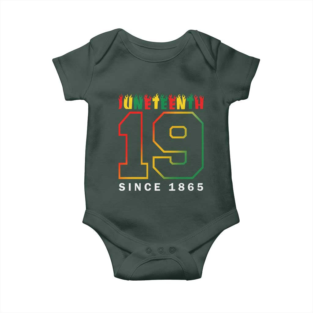 Melanin Black Freedom 1865 Juneteenth Baby Onesie