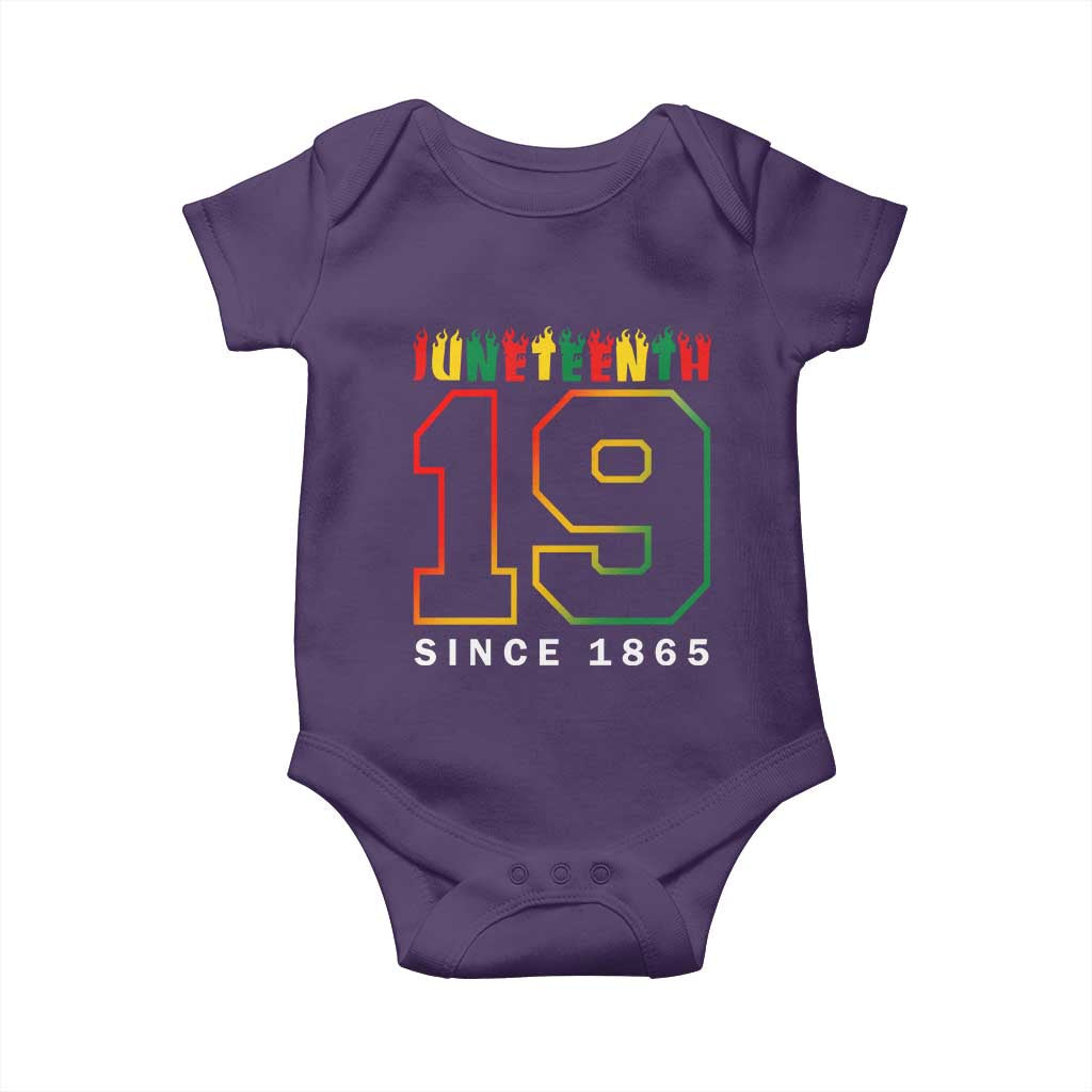 Melanin Black Freedom 1865 Juneteenth Baby Onesie