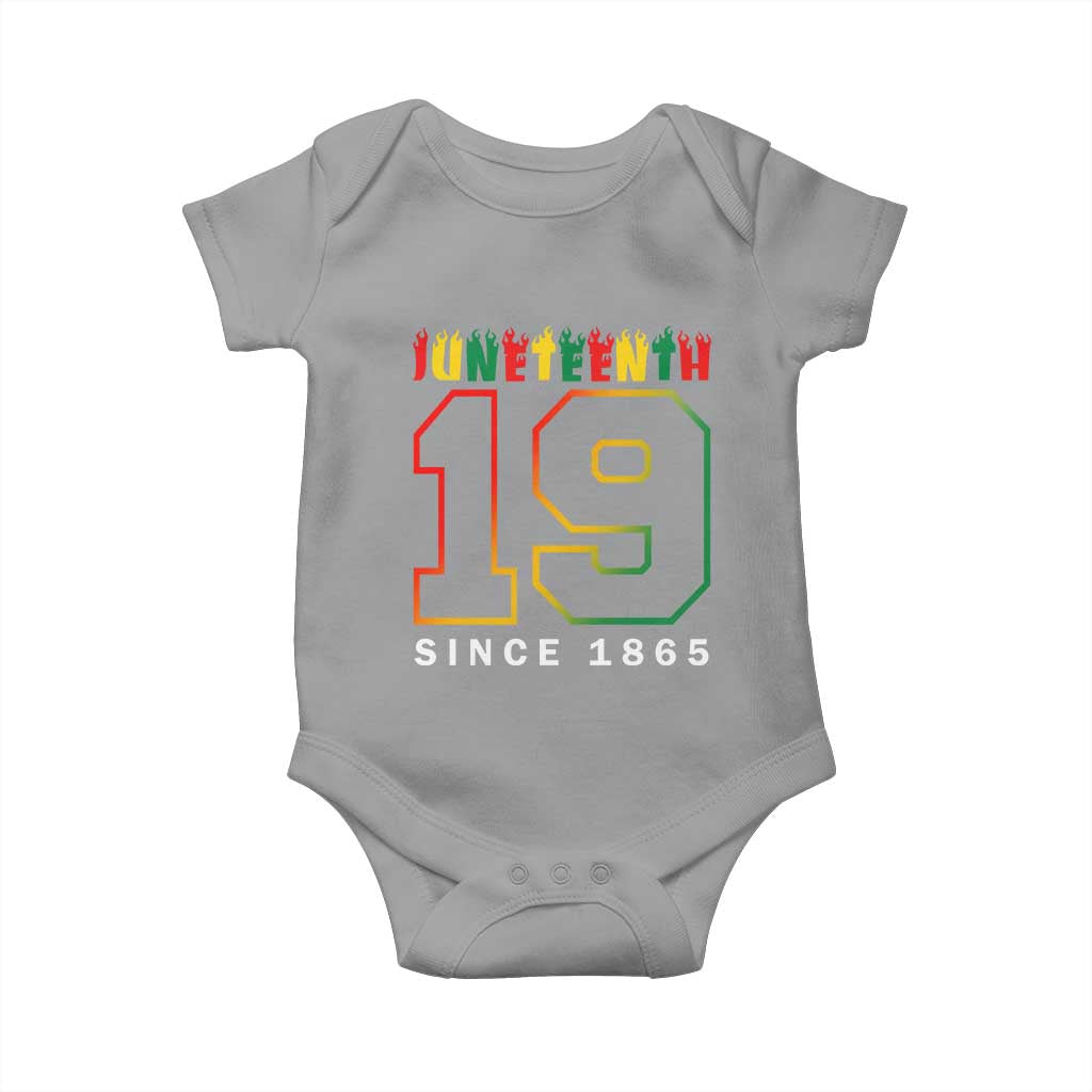 Melanin Black Freedom 1865 Juneteenth Baby Onesie