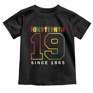Melanin Black Freedom 1865 Juneteenth Baby Shirt