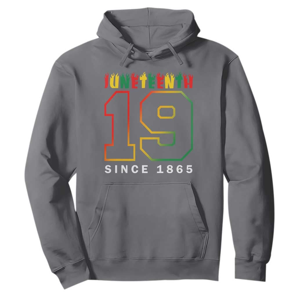 Melanin Black Freedom 1865 Juneteenth Hoodie