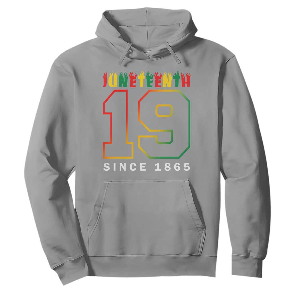 Melanin Black Freedom 1865 Juneteenth Hoodie