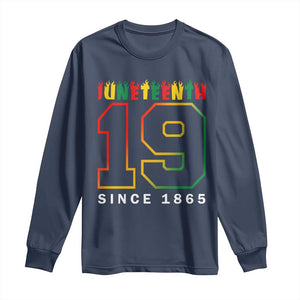 Melanin Black Freedom 1865 Juneteenth Long Sleeve Shirt