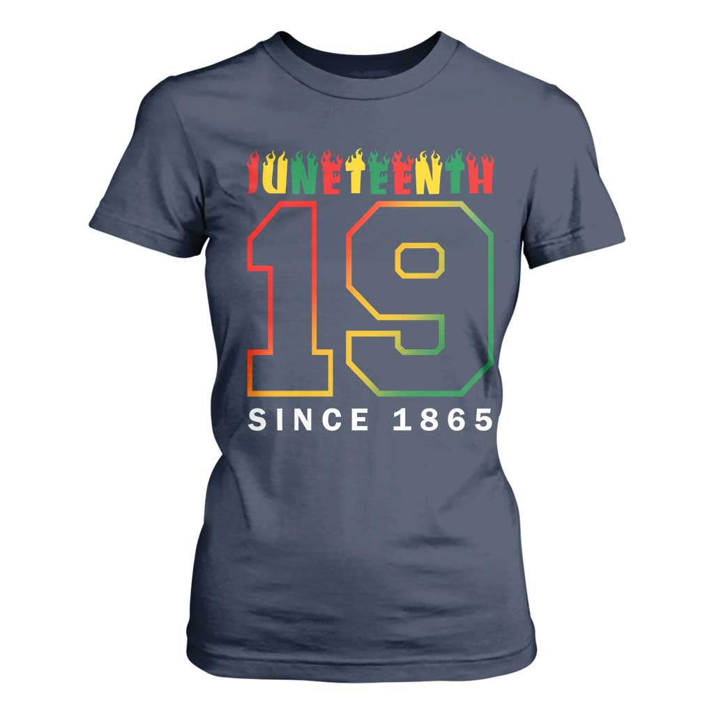 Melanin Black Freedom 1865 Juneteenth T Shirt For Women