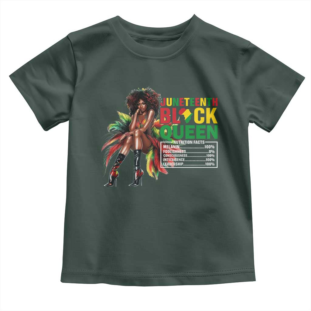 Juneteenth Baby Shirt Black Queen Nutritional Facts African American