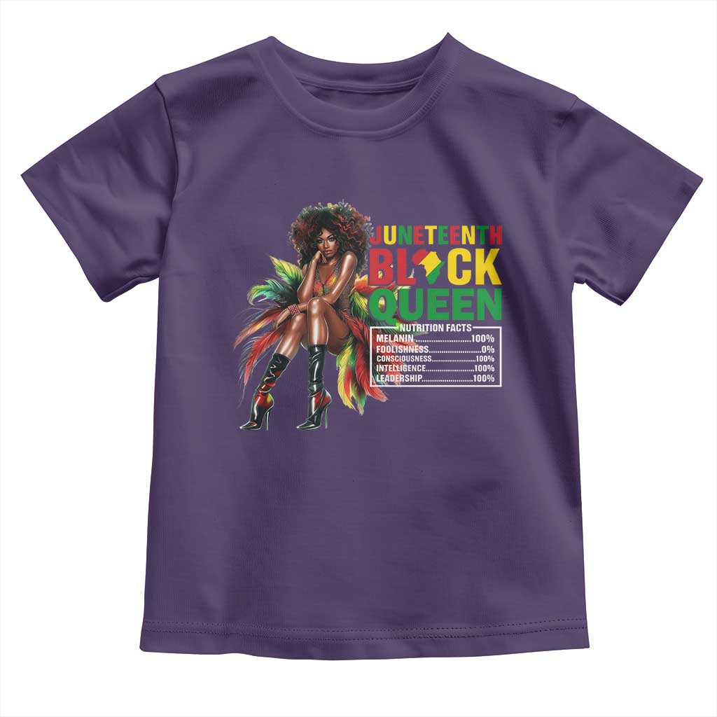 Juneteenth Baby Shirt Black Queen Nutritional Facts African American