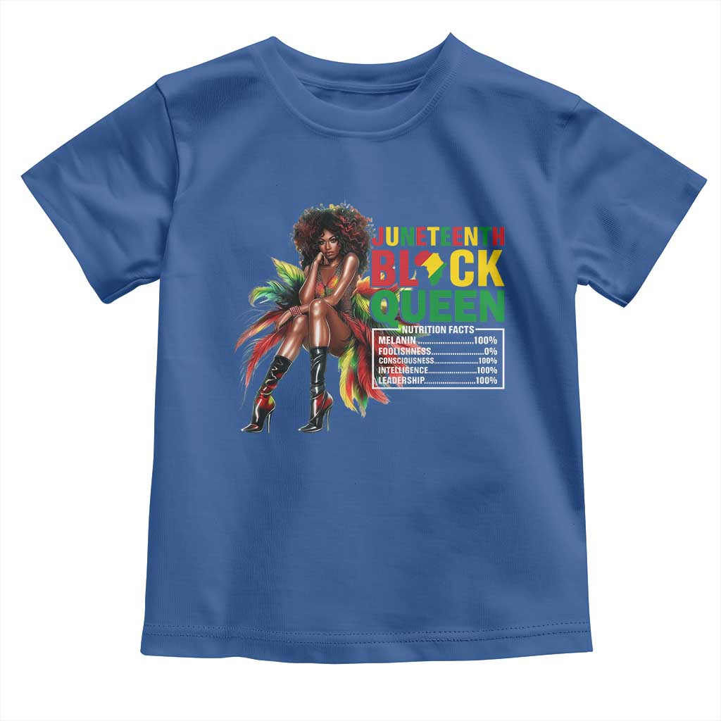 Juneteenth Baby Shirt Black Queen Nutritional Facts African American
