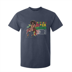 Juneteenth T Shirt For Kid Black Queen Nutritional Facts African American