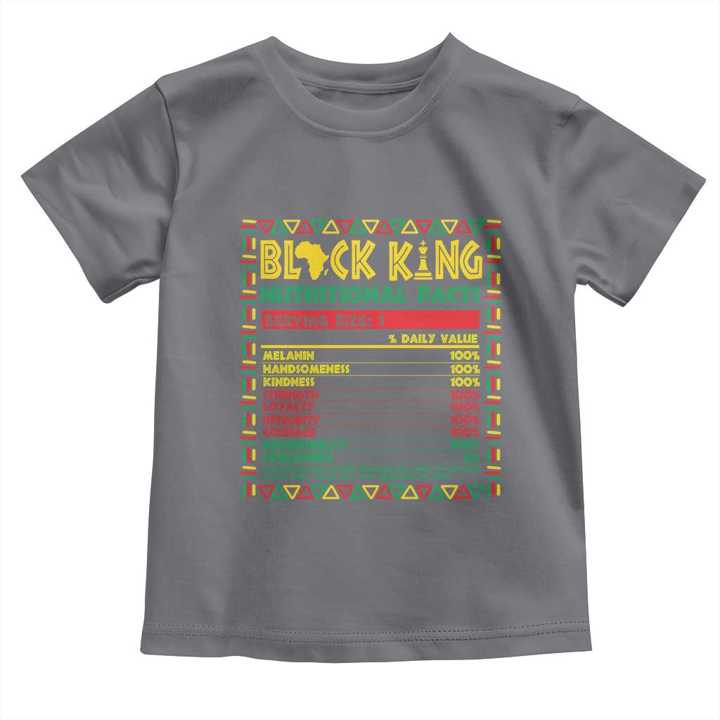Juneteenth Baby Shirt Black King Nutritional Facts African American