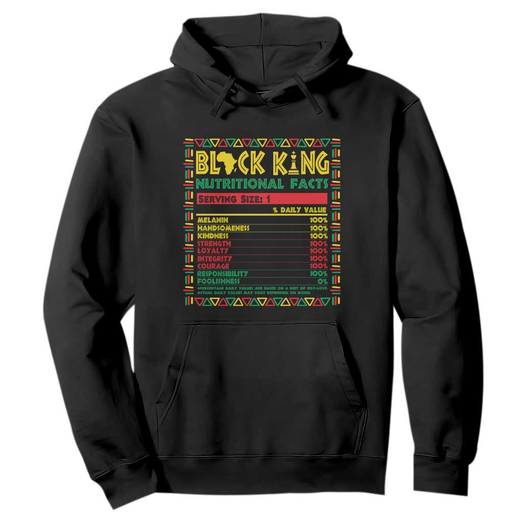 Juneteenth Hoodie Black King Nutritional Facts African American