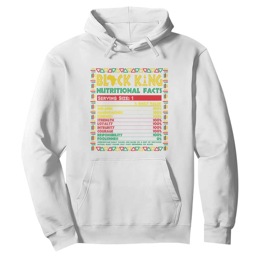 Juneteenth Hoodie Black King Nutritional Facts African American