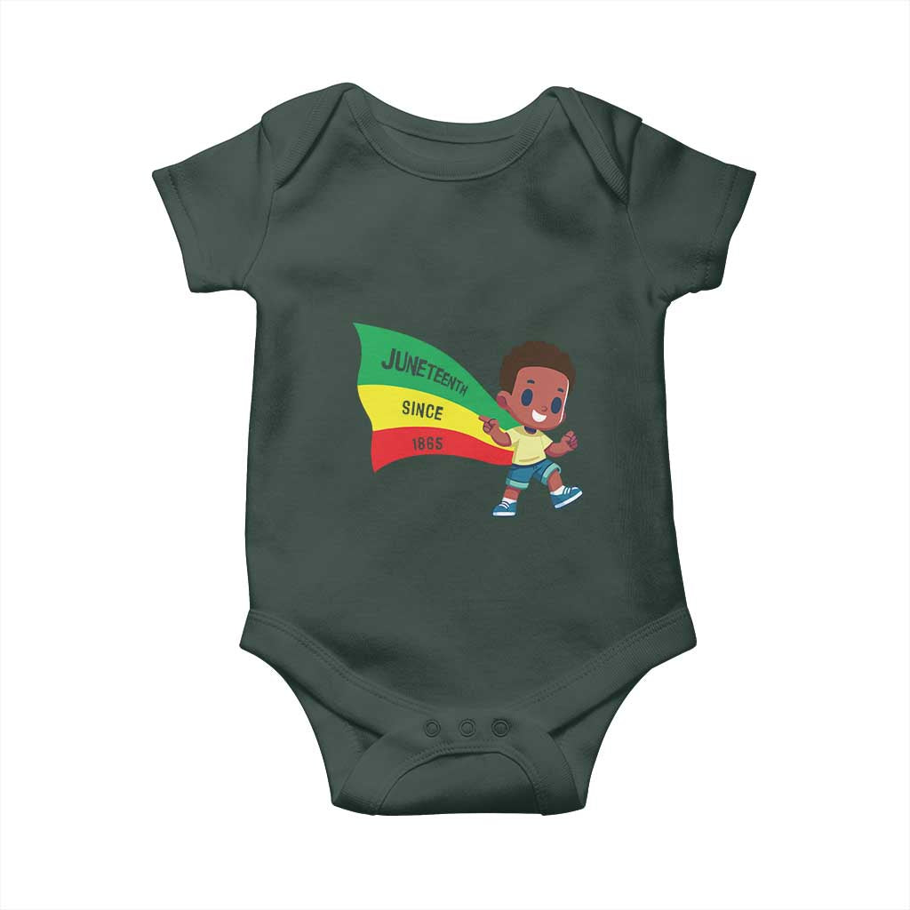 Juneteenth 1865 Baby Onesie Cool Melanin Black Boys Kids