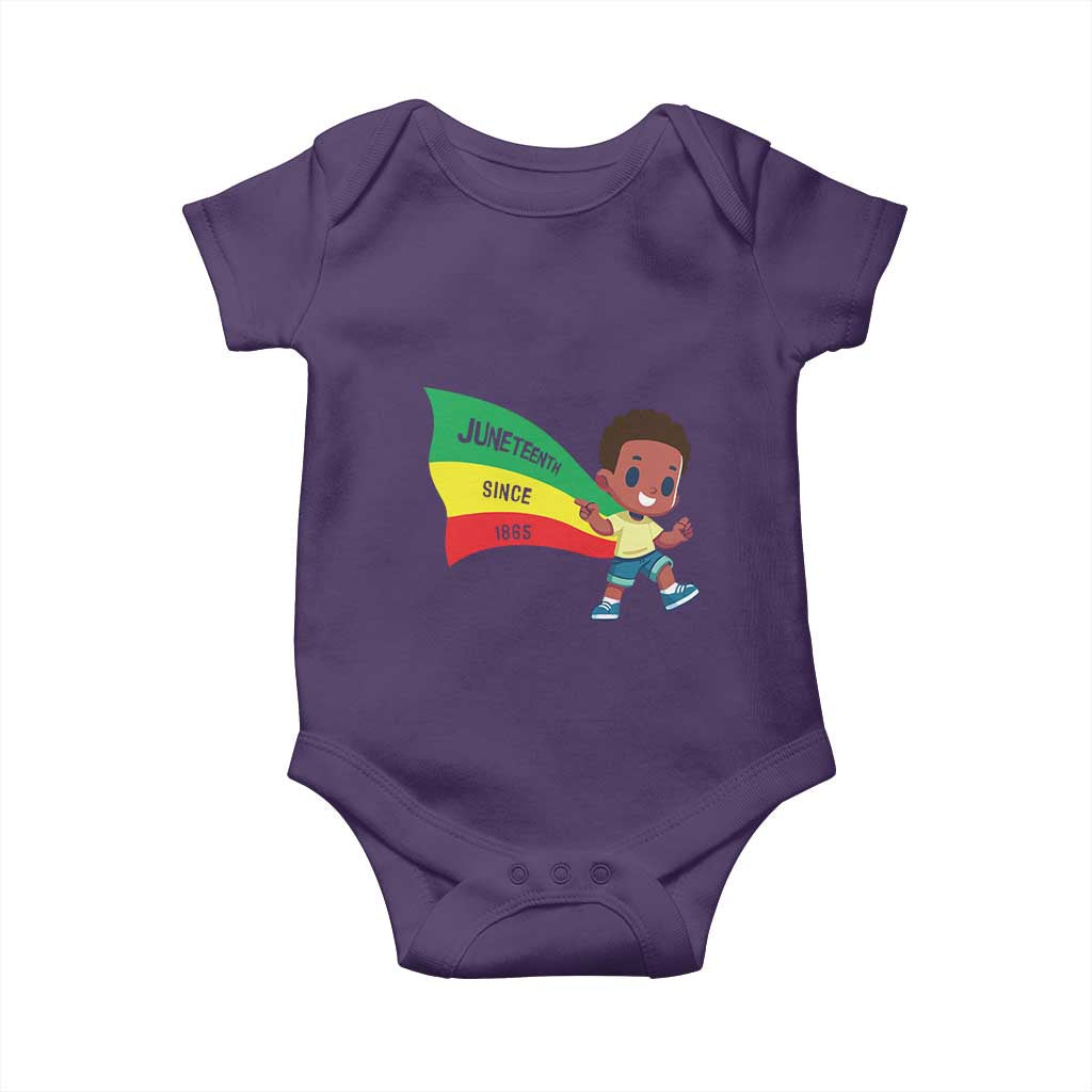 Juneteenth 1865 Baby Onesie Cool Melanin Black Boys Kids