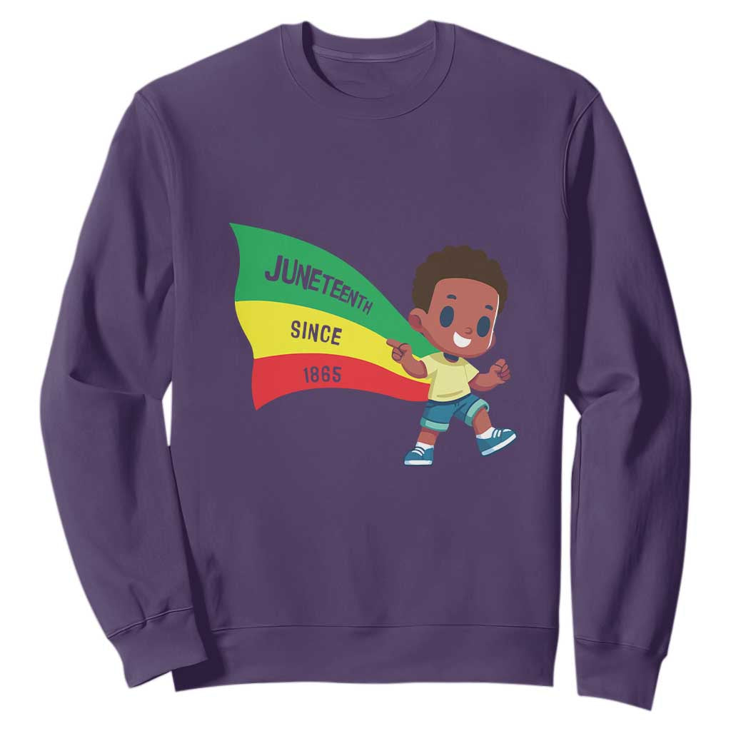 Juneteenth 1865 Sweatshirt Cool Melanin Black Boys Kids