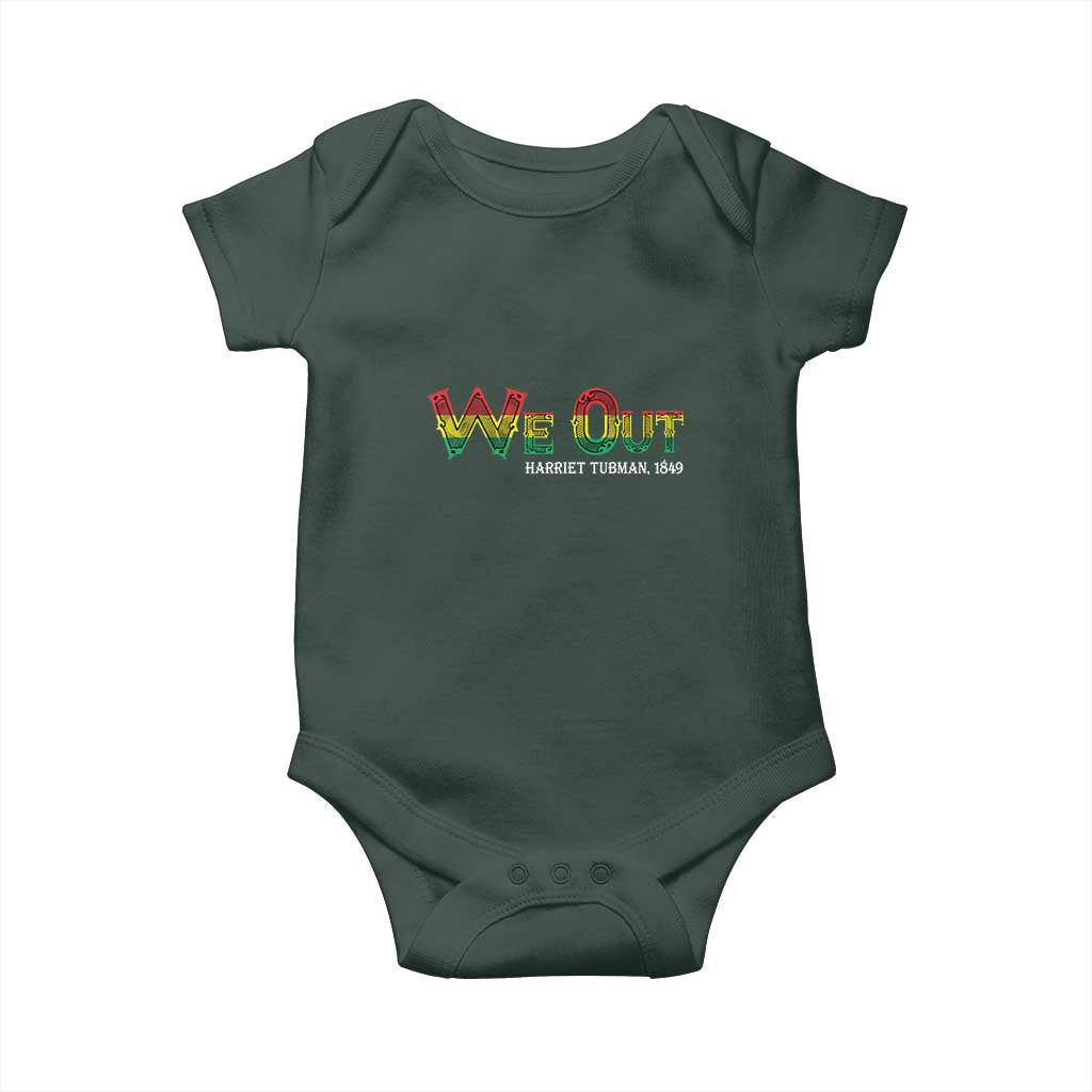Juneteenth Baby Onesie We Out Harriet Tubman Quotes
