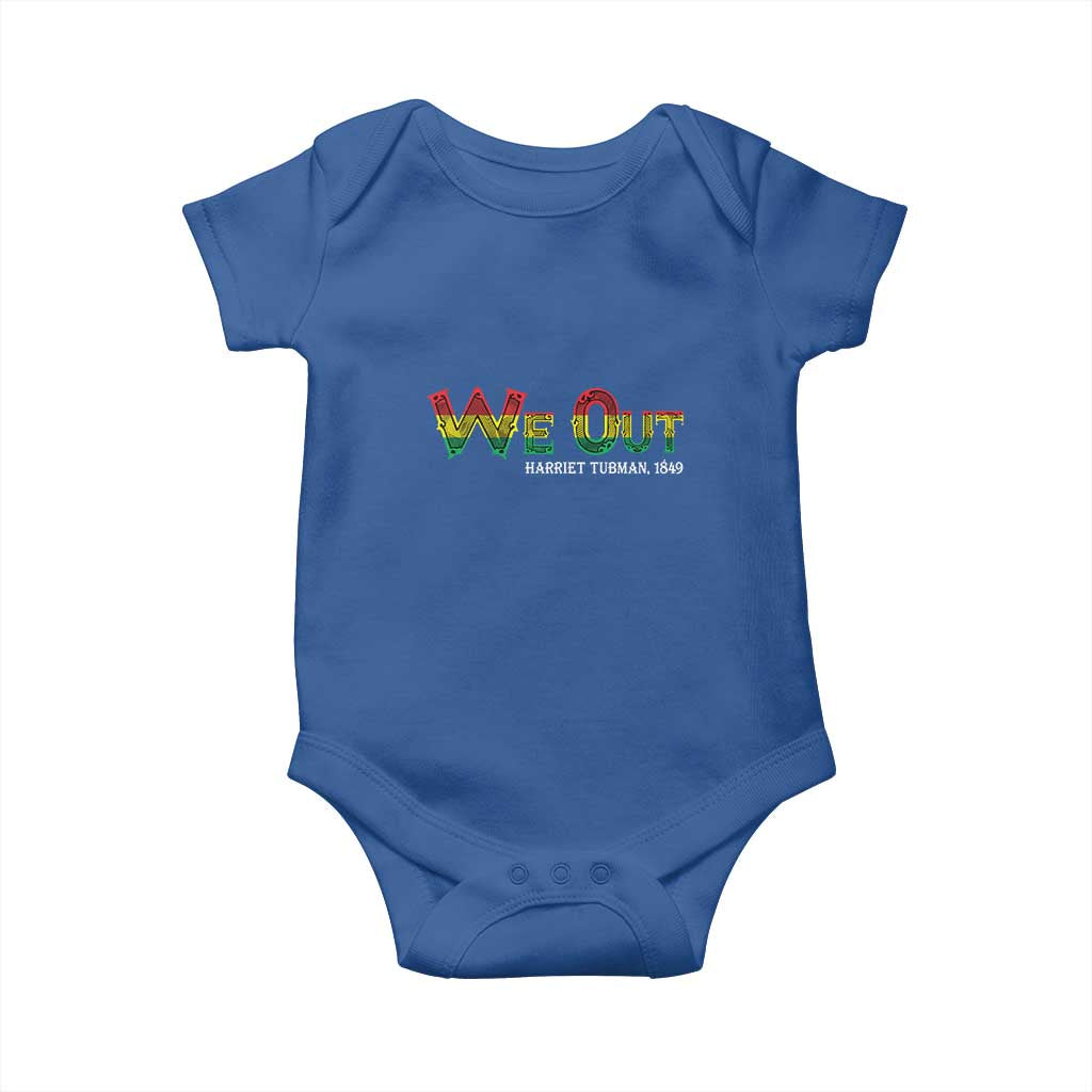 Juneteenth Baby Onesie We Out Harriet Tubman Quotes
