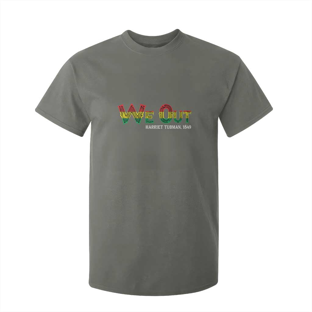 Juneteenth T Shirt For Kid We Out Harriet Tubman Quotes