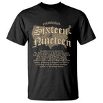 Black History T Shirt 1619 Sixteen-Nineteen Established