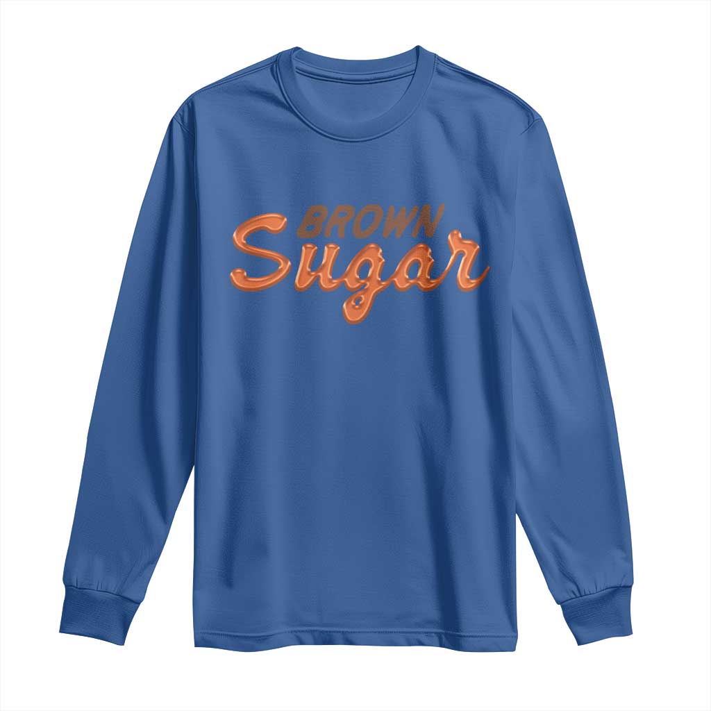 Melanin African Pride Long Sleeve Shirt Brown Sugar