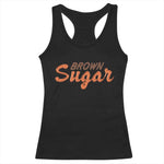 Melanin African Pride Racerback Tank Top Brown Sugar