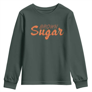 Melanin African Pride Youth Sweatshirt Brown Sugar