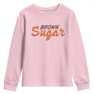 Melanin African Pride Youth Sweatshirt Brown Sugar