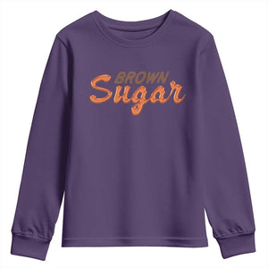 Melanin African Pride Youth Sweatshirt Brown Sugar