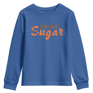 Melanin African Pride Youth Sweatshirt Brown Sugar