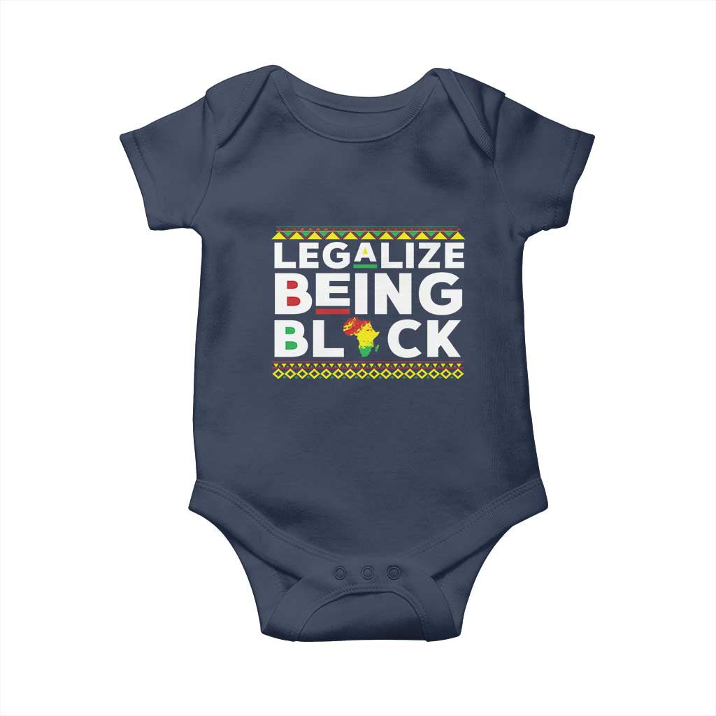 Black Pride Baby Onesie Legalize Being Black History