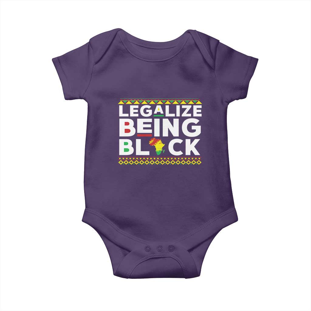 Black Pride Baby Onesie Legalize Being Black History