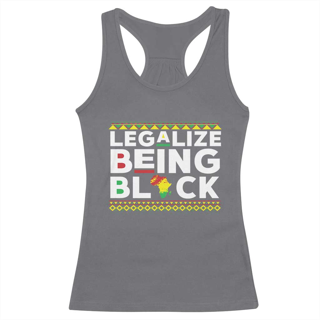 Black Pride Racerback Tank Top Legalize Being Black History