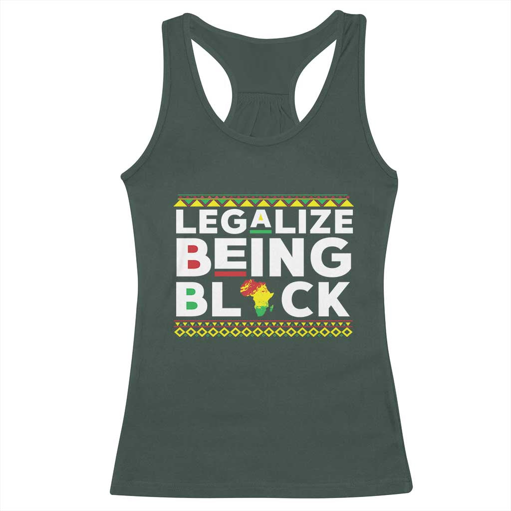Black Pride Racerback Tank Top Legalize Being Black History