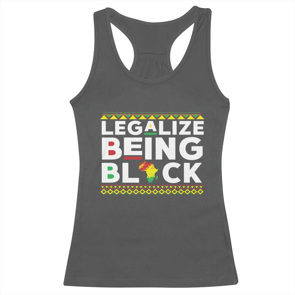 Black Pride Racerback Tank Top Legalize Being Black History