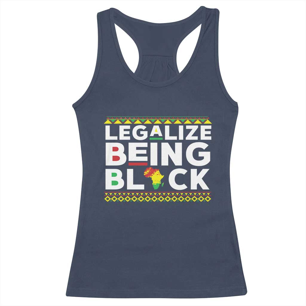 Black Pride Racerback Tank Top Legalize Being Black History