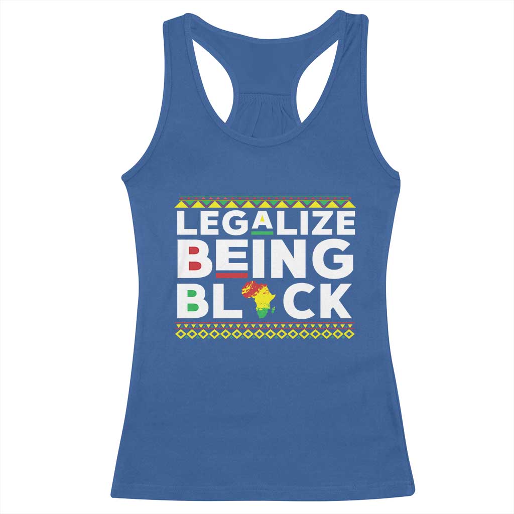 Black Pride Racerback Tank Top Legalize Being Black History