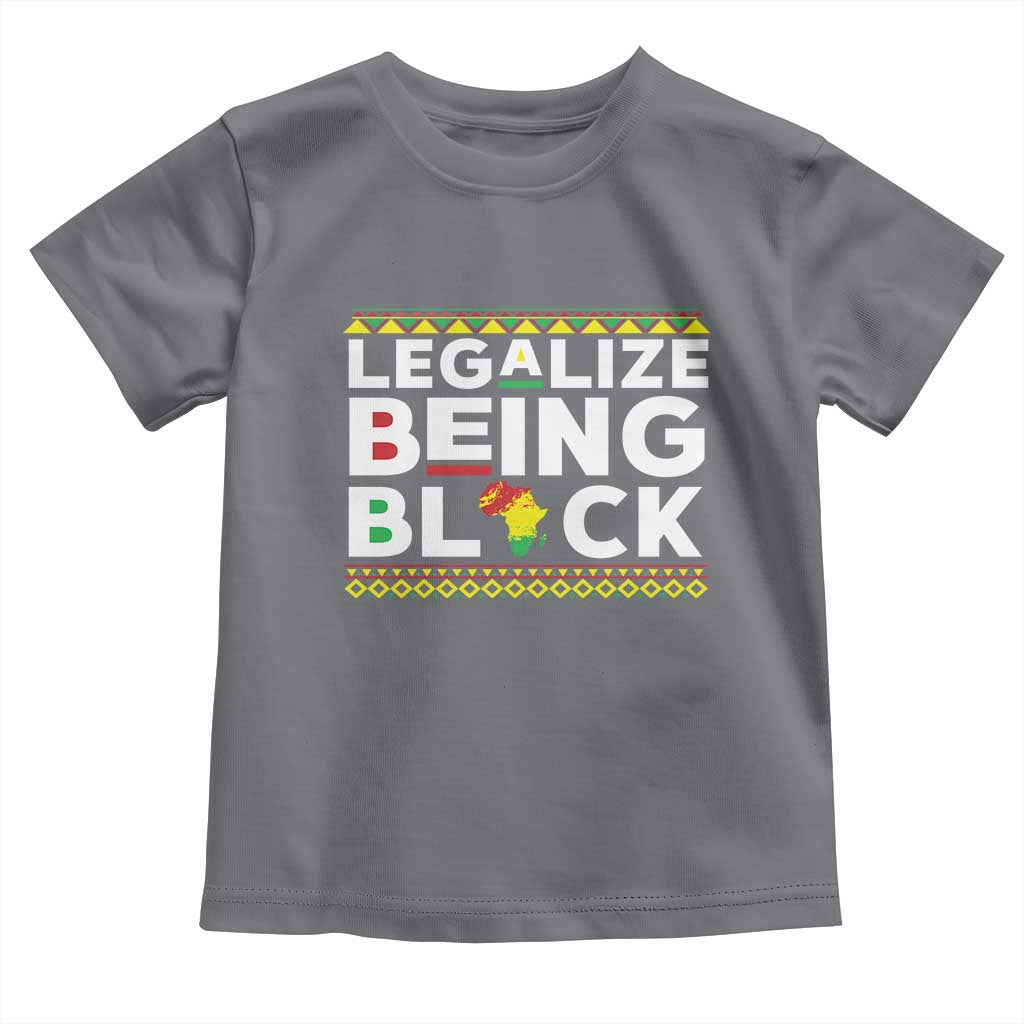 Black Pride Toddler T Shirt Legalize Being Black History