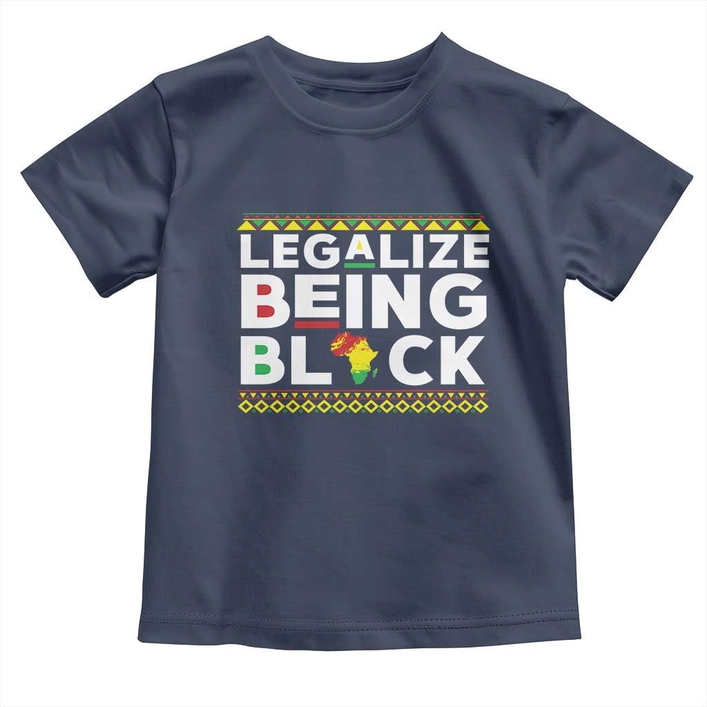 Black Pride Toddler T Shirt Legalize Being Black History