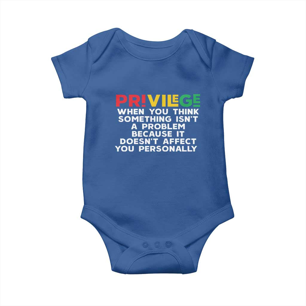 Black History Baby Onesie Privilege Explained BLM