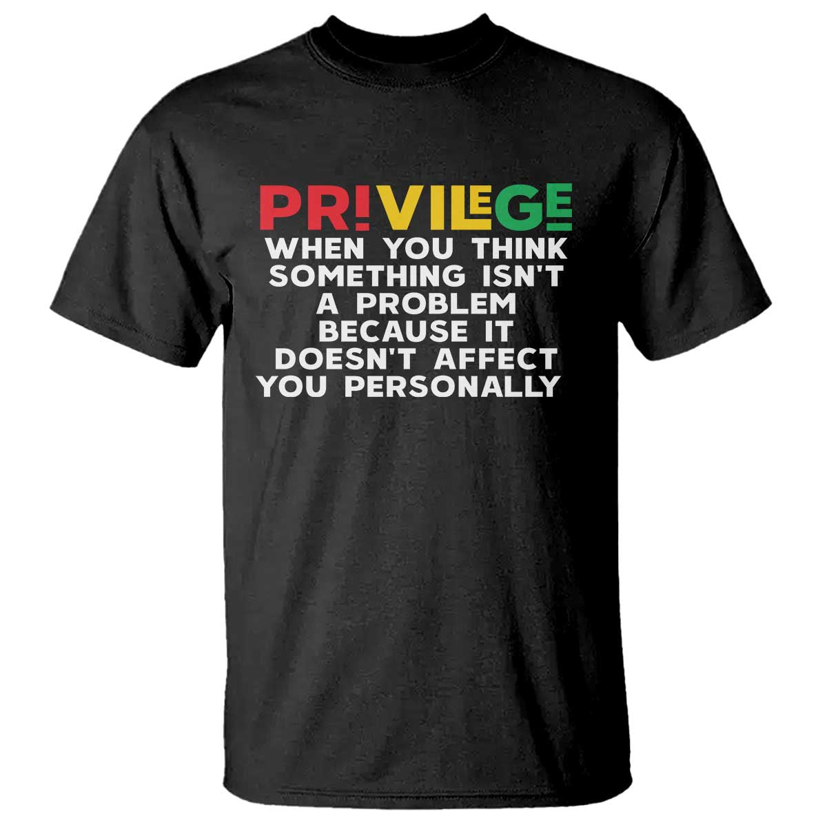 Black History T Shirt Privilege Explained BLM