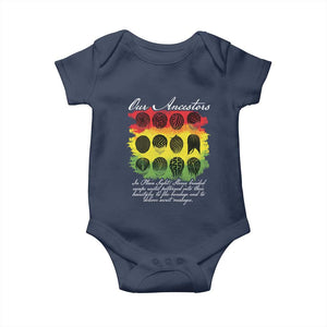 Black History Baby Onesie Our Ancestors Escape Routes Braids