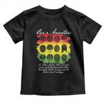 Black History Toddler T Shirt Our Ancestors Escape Routes Braids