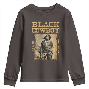 Nat Love Black Cowboy Youth Sweatshirt African American Cowboys Black History